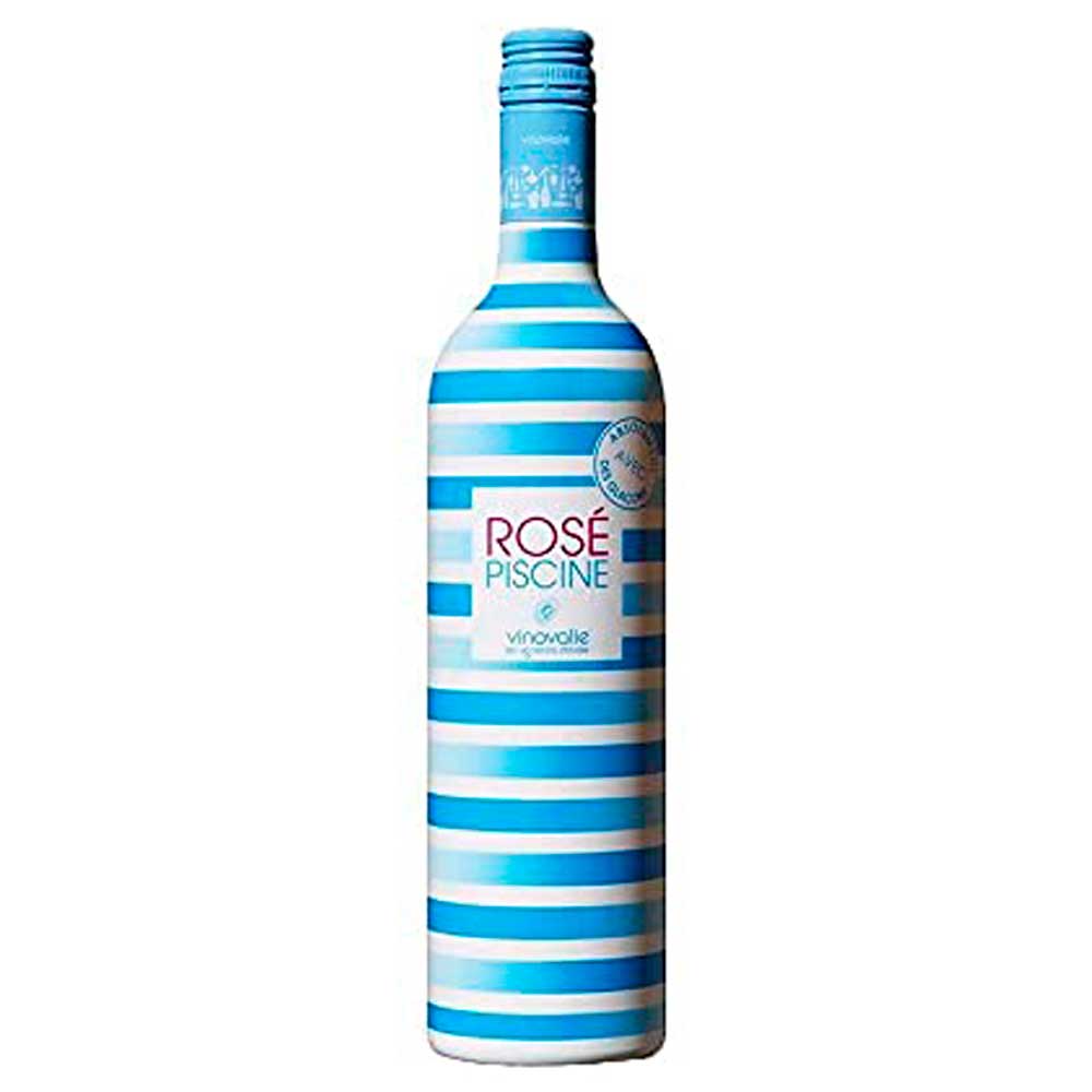 Rose Piscine Stripes